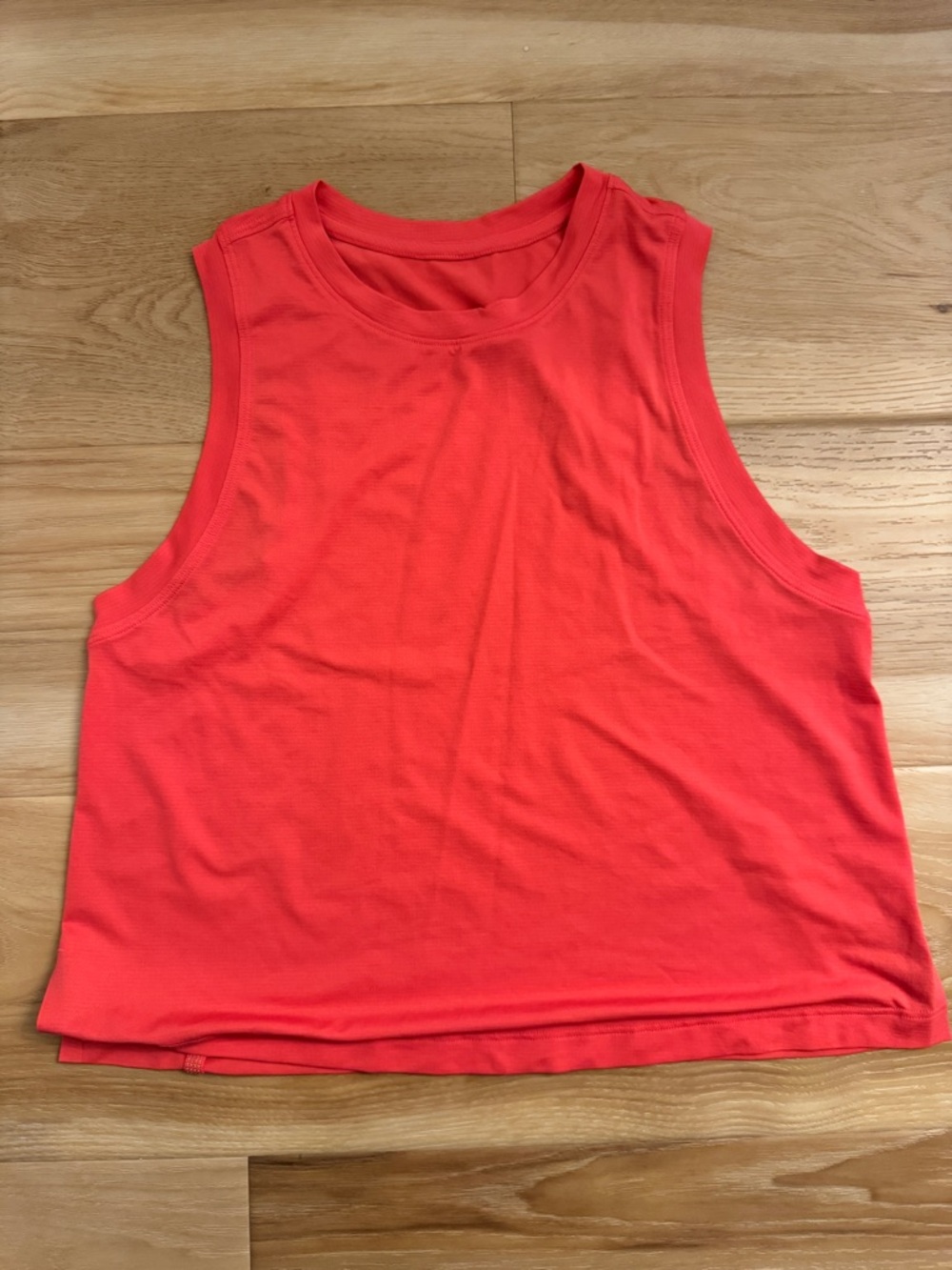lululemon athletica Bright Coral Sleeveless Workout Tank